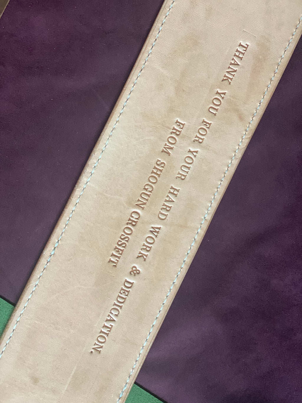 Custom Weightlifting Belt