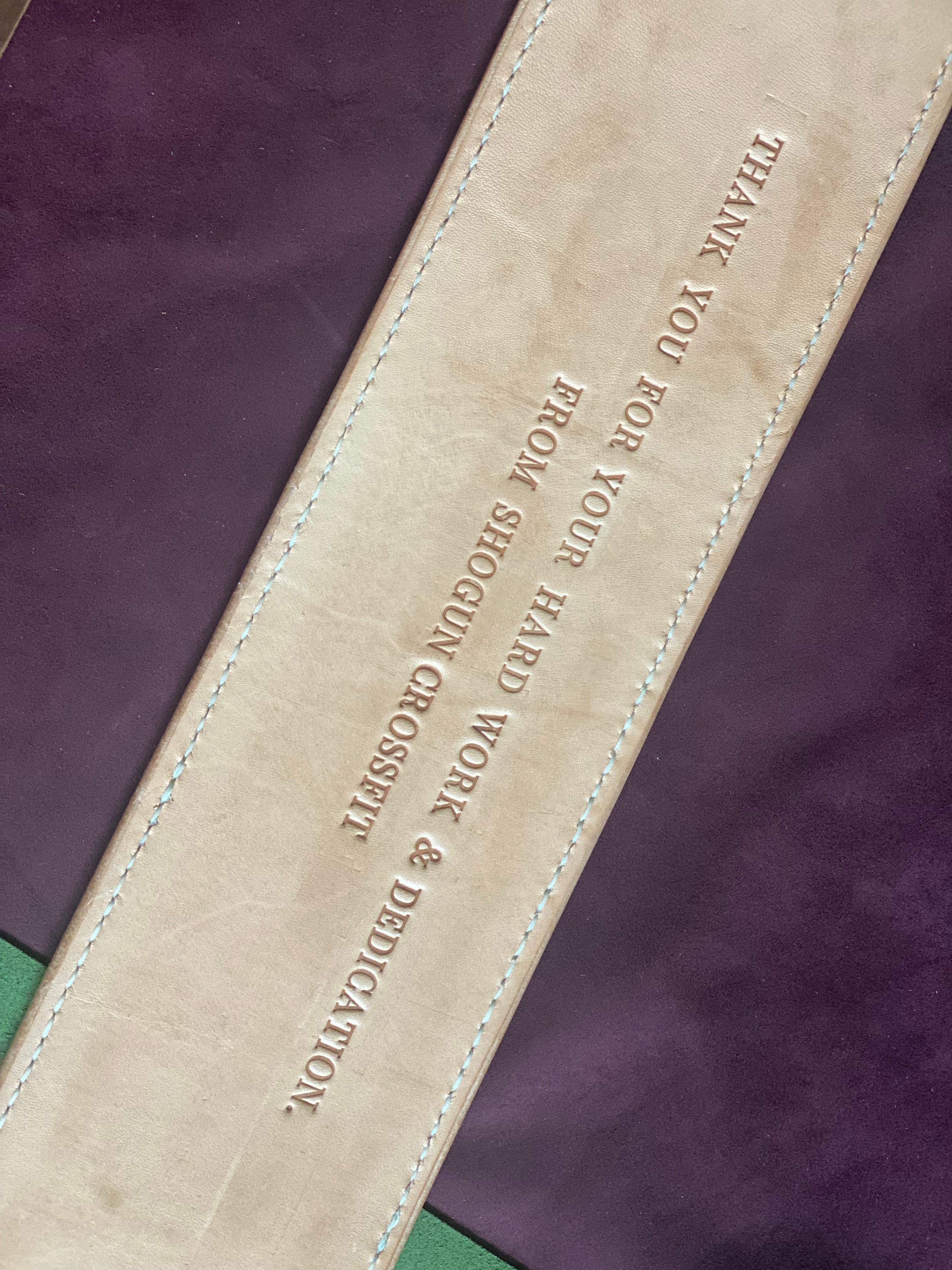 Custom Weightlifting Belt